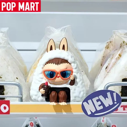 POPMART THE LABUBU MONSTERS WACKY MART Series Blind Box Guess Bag  Original charm Girl festival gift Anime figures Ornament