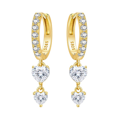 Original 925 Sterling Silver Planet Starlight Earrings Fashion 18K Gold Hoop Earring for Women Piercing Jewelry Aretes Gifts