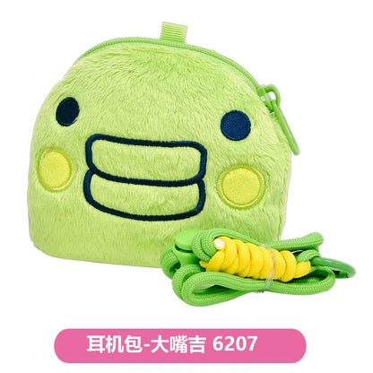 Bandai Licensed Tamagotchi Themed Storage Bag Multi-Functional Organizer Pouch for Phones And Earphones Gaming Accessories