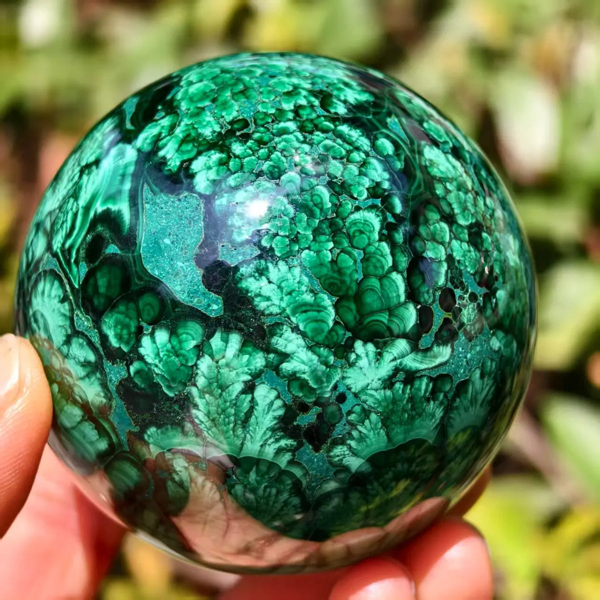 Natural Malachite Balls, Quartz Crystal Green Malachite Polished Balls, Minerals, Reiki, Healing, Wealth Green Energy Balls
