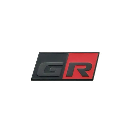 Metal GR SPORT GR MN Racing Car Badge Emblem Decoration Sticker For Toyota Vitz Prius PHV HARRIER MARK X Voxy Noah