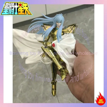 ST Model Saint Seiya Myth Cloth EXM LC Pisces Albafica The Lost Canvas Gold Saints Knights of The Zodiac Saint Figures Toys