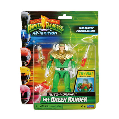 Mighty Morphin Power Rangers Re-Ignition Black Red Blue Ranger Mastodon Rita Repulsa Pterodactyl Action Figure Collectible Toys