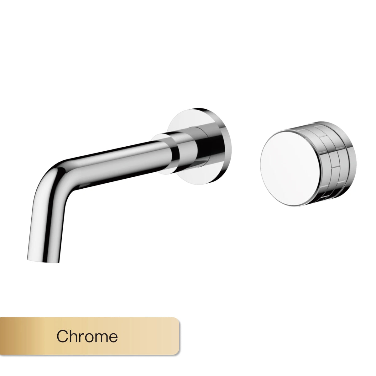 Luxury Black Brass Bathroom Faucet with Wall Mounted Design, Single Handle, 2-Hole Cold and Hot Dual Control Hidden Basin Faucet