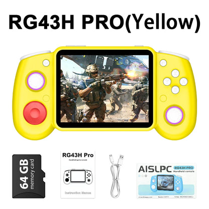 RG43H PRO Retro Handheld Game Console 22000+ Games 4.3" IPS Screen Dual System 4000mAh 2.4G WIFI Portable Handheld Video Player