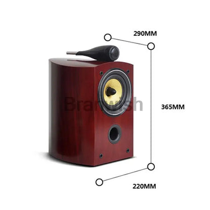 5.5 Inch Bookshelf Speaker 75-150W Passive Sound Box 2-Way HiFi Audio 4Ω Monitor Speakers For Home Theater Sound System Studio