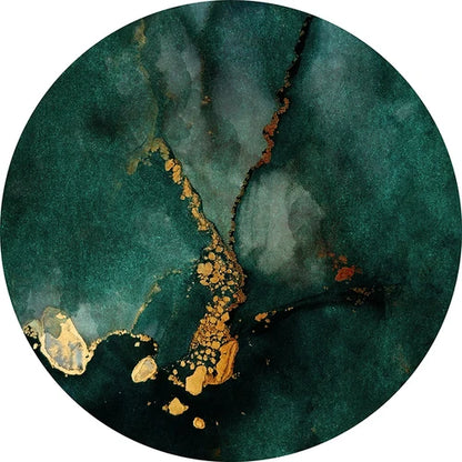 New Chinese Style Round Carpets for Living Room Home Decor Anti-Slip Floor Mat Bedroom Bedside Rug Art Studio Large Area Carpet