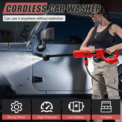 High pressure washer portable pressure washer pressure washer gun for Milwaukee m18 battery garden car wash sprayer High
