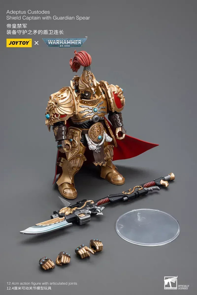 JOYTOY 1/18 Adeptus Custodes Shield Captain with Guardian Spear Anime Model Toys for Boys Gifts Original Box Action Figure Toy