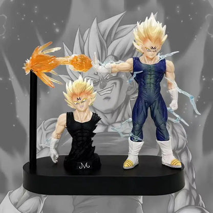 20cm Dragon Ball Majin Vegeta Desktop Light Action Figures