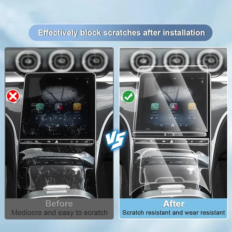 TPU PPF Protection Film For BMW M5 G90 PHEV 2027 2026 2025 LCD GPS Navigation Gear Panel Center Console Car Accessories