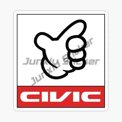PVC No Good Classic Hand Creative Stickers for Car Motorcycle Truck Laptop Window Off-road Racing Helmet Camper Decal