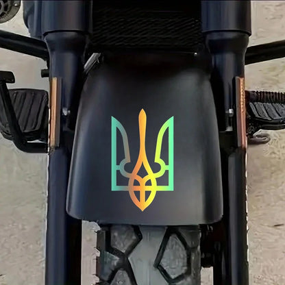 Ukraine Трезубец Тризуб Whole Body Waterproof Vinyl Car Sticker Decal Car Accessories Decor Pegatinas Para Coche