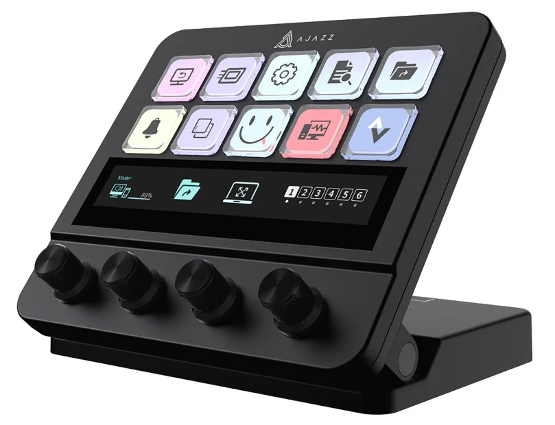 AJAZZ AKP03E/AKP05E/N1 Console Keyboard Desktop Assistant Panel Controller Stock Trading Live Streaming Audio Mixing Programmabl