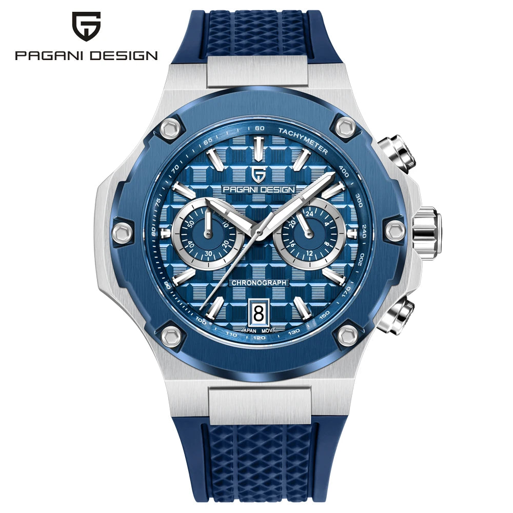 2026 New PAGANI DESIGN Men's Quartz Watches Top Luxury Chronograph Watch Men VK64 Sports Waterproof Luminous AR Sapphire Clock