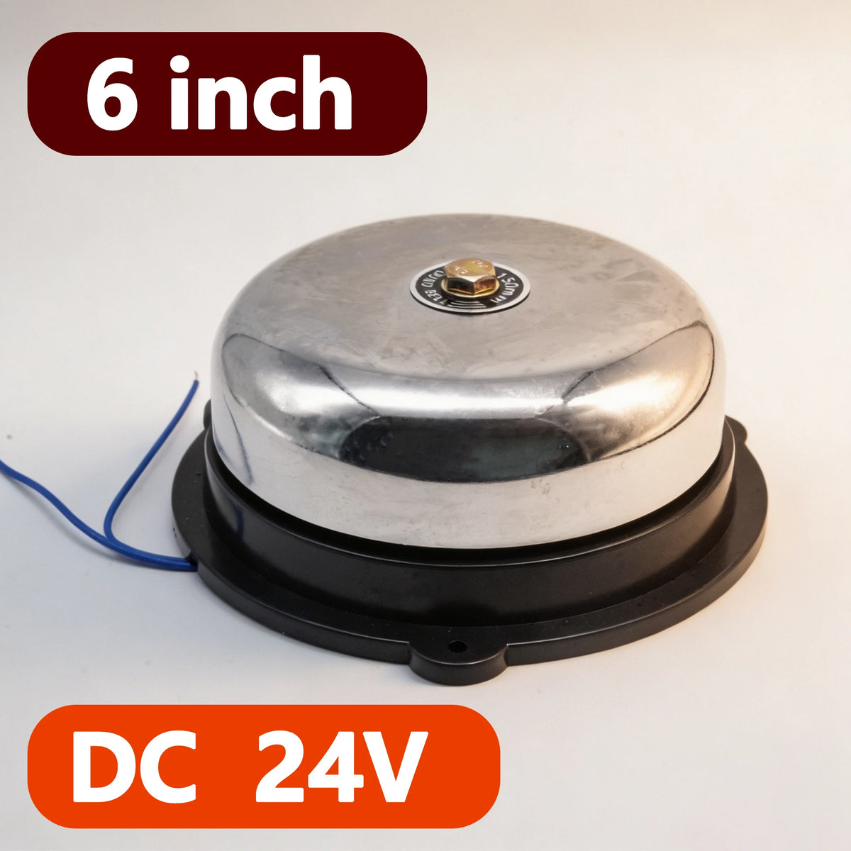 2/3/4/6 Inch Internal Strike Electric Bell AC110/220V DC12/24V High Decibel Loud Sound Alarm Doorbell School Factory Household