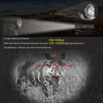 IR850nm&940nm Latest Infrared LED Zoom High Bright Night Vision Infrared Fill Light Tactical Hunting Zoom Flashlight IR Lighting