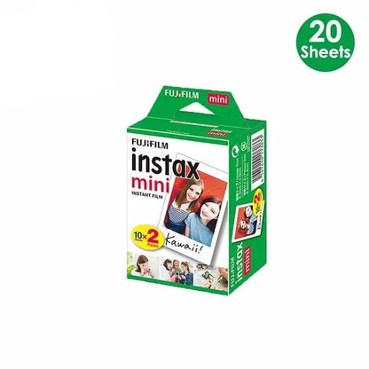 Fujifilm Instax Mini Film White 10 20 40 60 80 100 Sheets For FUJI Instant Photo Camera Mini 12/11 9 8 7 70 90 Film Camera