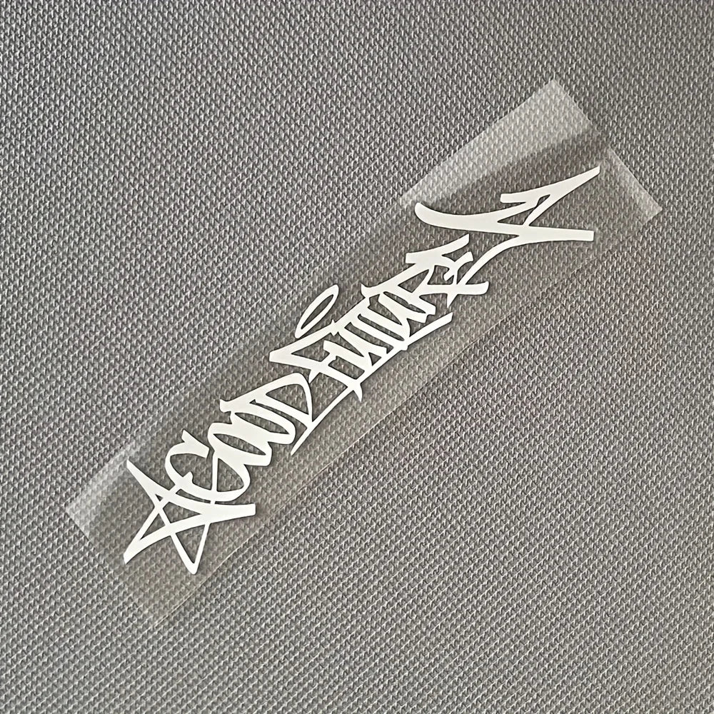 Handwritten GOODFUTURE Car Windshield Sticker Optimistic And Positive Car Body Decoration Vinyl Decal