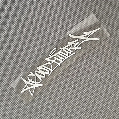 Handwritten GOODFUTURE Car Windshield Sticker Optimistic And Positive Car Body Decoration Vinyl Decal