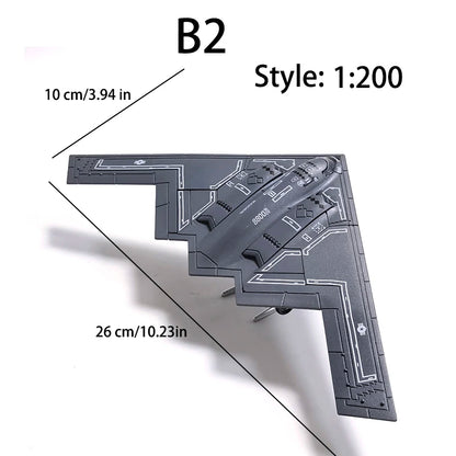 1 Piece DIY Assemble Building Blocks Military Model Collection Toys SU27 SU57S F14 F35 B2 Fighter AH64 Helicopter Ornament Toy