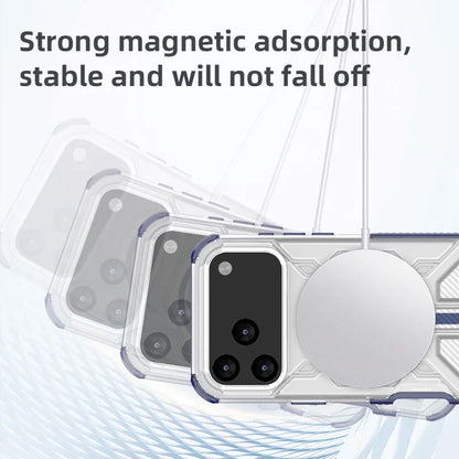 Military Armor Phone Case For iPhone 17 16 15 14 13 18 Pro Max Air 17E 16E Magnetic Wireless Charging Anti-Drop Protective Cover