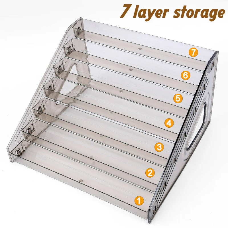 Clear Acrylic Nail Polish Display Stand Multi-layer Plastic Storage Rack UV Gel Shelf Quick Install Cosmetic Manicure Storage