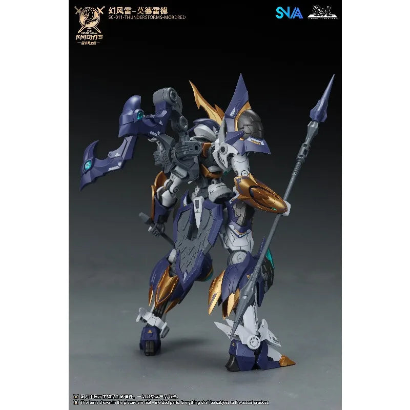 SNAA Knights of the Round Table Huan Feng Lei Mordred Original Chinese Mecha Assembly Model Kit Collectible Display Model