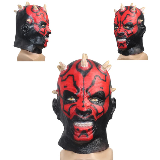 Movie Character Darth Maul Mask Halloween Party Costume Cosplay Anime Headgear Spoof Ghost Mask