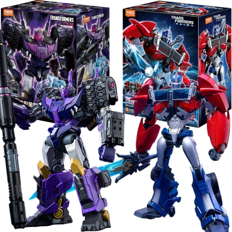 BLOKEES Original Transformers Prime Optimus Prime TARN Soundwave Orion Pax IDW ACTION EDITION Decepticons Action Figure Toy Gift