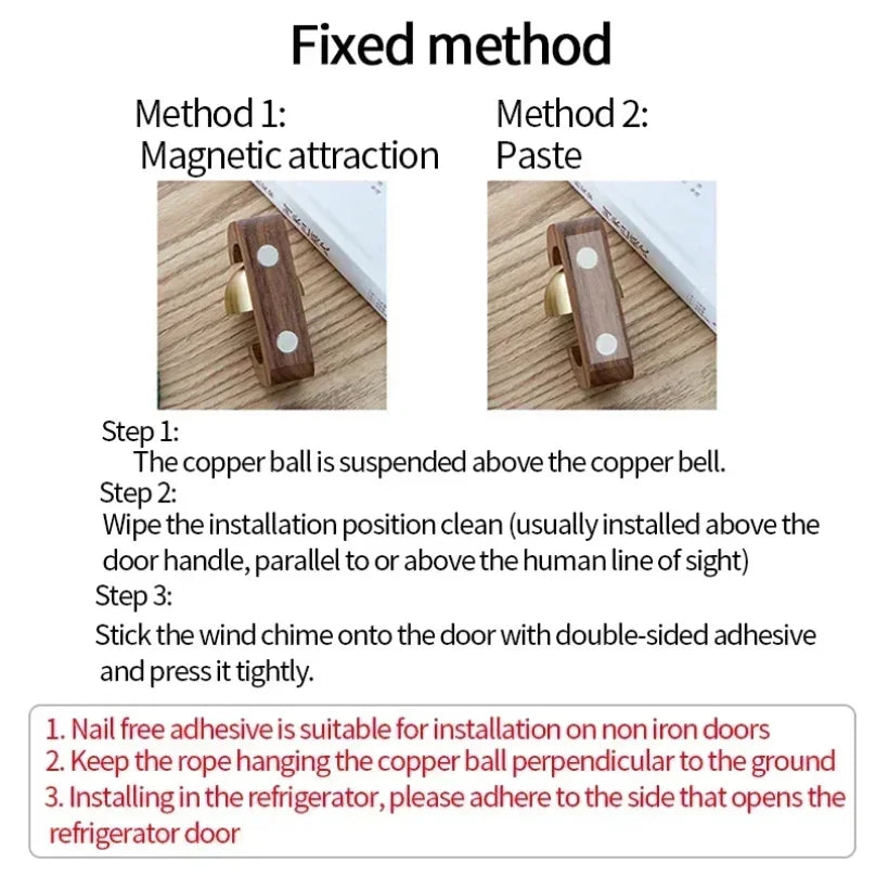 Wooden Door Bell Japanese Wind Chime Door Chime Room Decor Home Front Doorbell Landscape Bell Shopkeeper Remind Bell 풍경