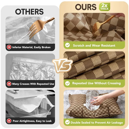 1-5Pcs Vacuum Compression Bags Travel Vacuum Sealed Bag Travel Luggage Storage Bag for Clothes Backpacks and Boarding Bags