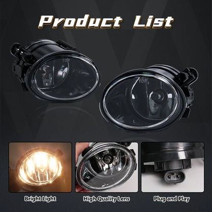 For BMW E39 M5 2001 2002 2003 E46 3 Series M3 2002 2003 2004 2005 2006 Fog Lights Headlight Front Driving Lamp Halogen LED Bulbs