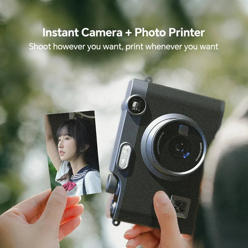 HPRT Z3 Hybrid Instant Camera Bluetooth Photo Printer 2.8" LCD Dye-Sublimation Retro Aesthetic Journaling Gift for Girls