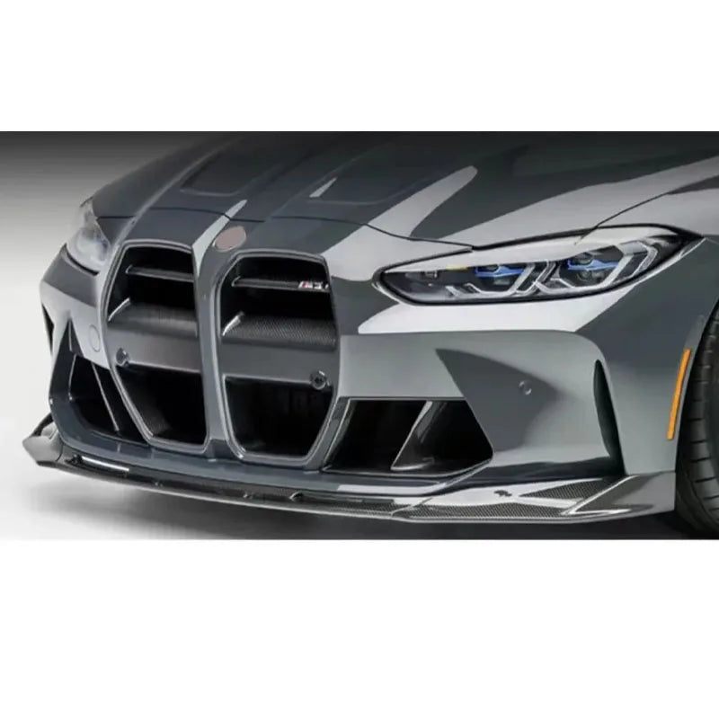 For BMW M3 G80 M4 G82 2021-2023 Car Front Bumper Lower Lip Part Splitters Front Blade Body Kit Guard Protector Cover Accessories