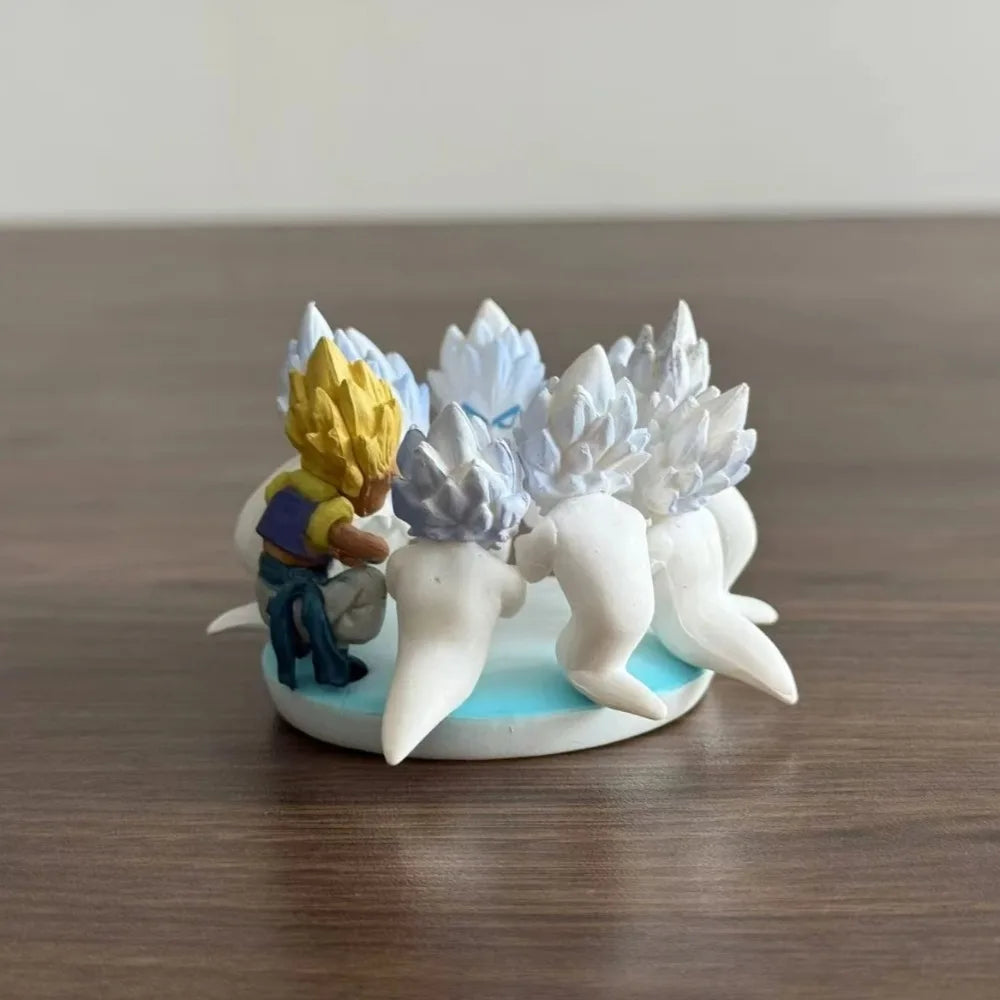 4.5cm/1.77in Anime Dragon Ball Figure Ghost Gotenks Action Figures Pvc Statue Desktop Ornamen Collection Model Toys Gifts