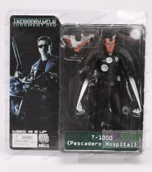 In Stock, NECA Terminator 2 Action Figure, T-800 / T-1000 PVC Figure Model, 7 Styles Available, 18cm Height, Collectible Toy