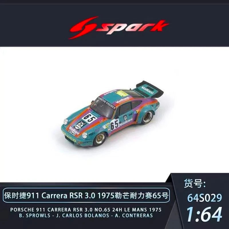Spark 1:64 Porsche 963 No.6 PORSCHE PENSKEMOTORSPORT 2nd Le Mans 24H 2025 Alloy Diecast Car Model Collection Gift