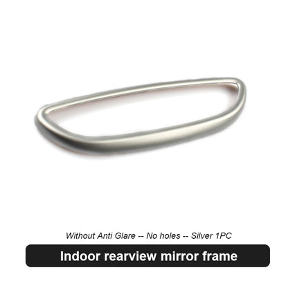 For Porsche Macan 2014-2017 Cayenne 2011-2017 Panamera 2013-2016 Car Indoor Rearview Mirror Decorative Frame Cover Sticker