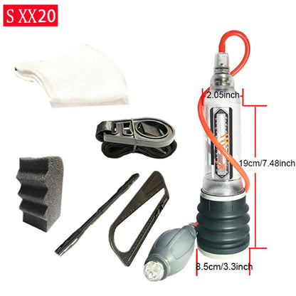Male Penis Pump Water Vacuum Pump For Men Penis Enlargement Pump Dick Extender Cock Exercises Pump Glans Trainer Adults Sex Toys
