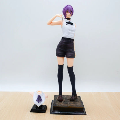 Chainsaw Man Power Bunny Girl Anime Figure Makima Action Figure Hayakawa Aki/Higashiyama Kobeni/Denji/Reze Figure Model Doll Toy