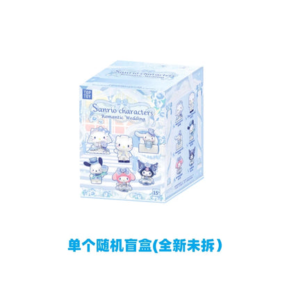 Hello Kitty  Romantic Wedding Series Blind Box Figurine Trendy Toys Century Wedding Series Anime Figures Mystery Box Dolls Gift