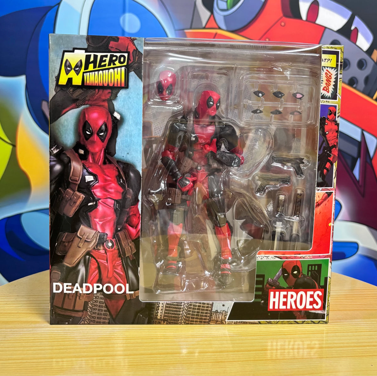 Deadpool Action Figure Model, Werewolf Spider-Man, Venom Toy, Desktop Ornament, Gift for Boys