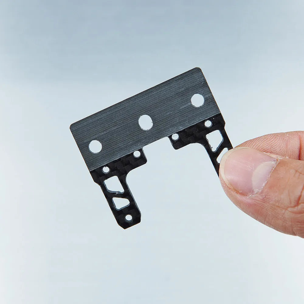 homemade Mini 4WD MS Chassis Upgrade Parts with Internal Suspension Fish Tail with Sub Brake Angle