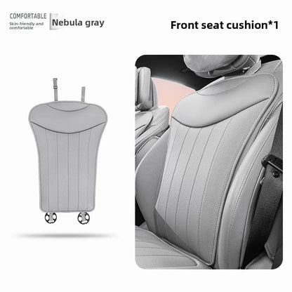Luxury Sedan SUV Universal Nappa Leather Car Seat Cover Comfortable Memory Foam Perforated Leather Cushion Car Seat Protection