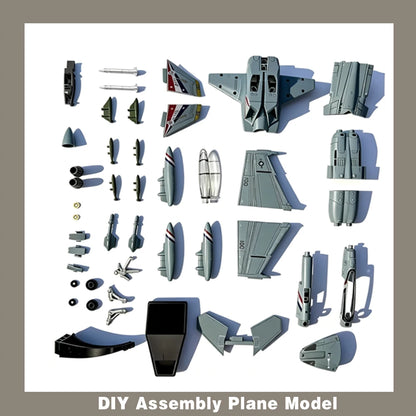 Super Hornet Military Model, Carrier‑based Attack Jet, No Glue No Paint Assembly Plane, Desktop Ornament, Collectible Gift Toy.