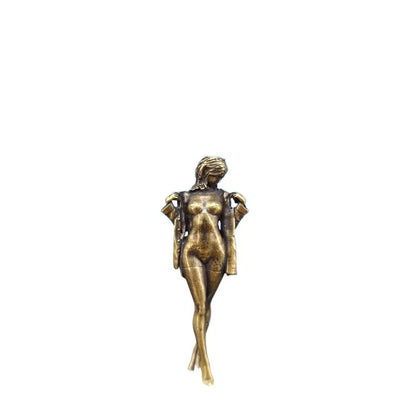 Brass Changing Sexy Beauty Doll Model Figure Miniature Sandbox Micro Landscape 1:43 Paintable Figure