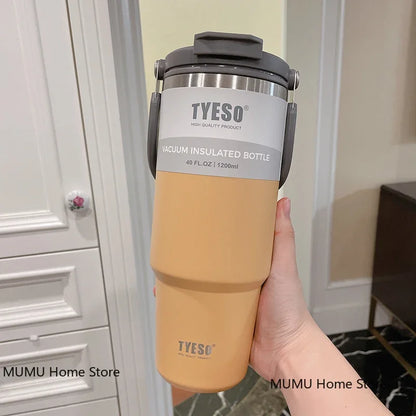 TYESO Coffee Cup Thermos Bottle Stainless Steel Vacuum Thermal Insulated Mug Cold And Hot Travel Mug Vacuum Flask Water Bottle