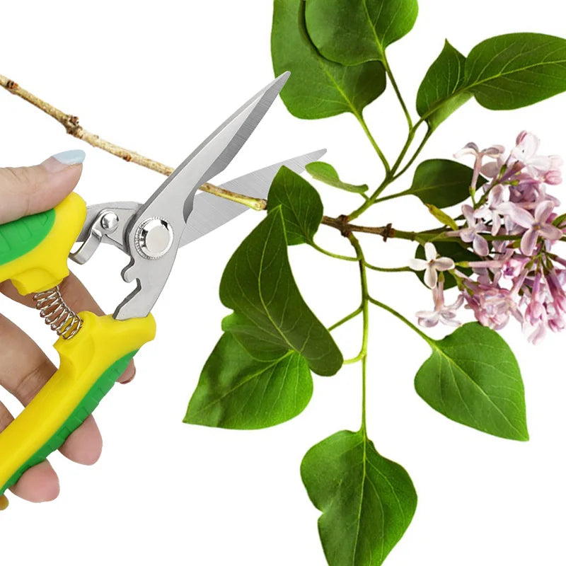 1 PC Iron Scissors Industrial Multi-purpose Buckle Plate Wire Slot PVC Wire Electrician's Scissors Garden Pruning Shears