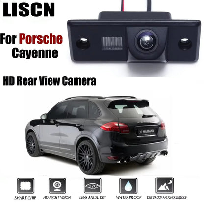 CCD Night Vision For Porsche Cayenne 2011-2022 Rear View Camera License Plat Reverse Backup Camera